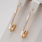 Shimmering Crystal Pearl Dangle Earrings