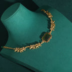 Baroque Lion Charm Square Pearl Bracelet