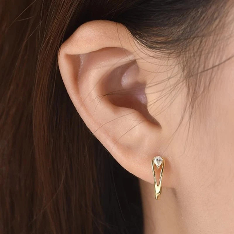 Lustrous Statement Women Hoop Earrings