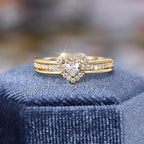 Opulent Heart Zirconia Ring