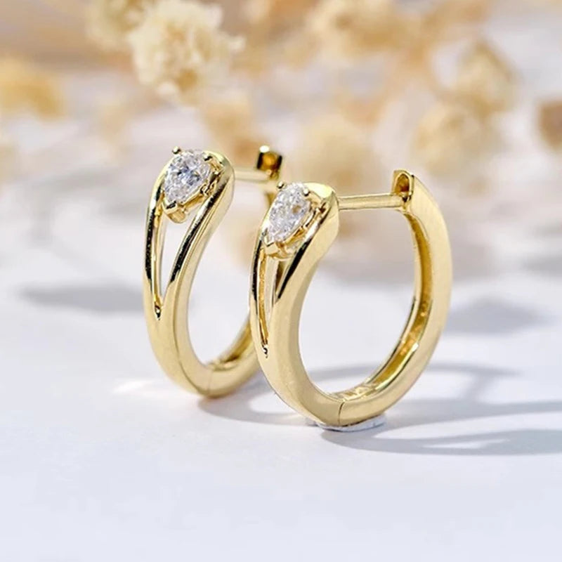 Lustrous Statement Women Hoop Earrings