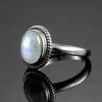 Classic Silver Rope Oval Ring