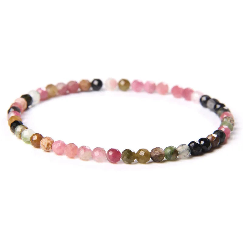 Faceted Jade Stone Bracelet