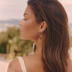 Silver Zephyr Hoop Earrings