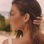 Silver Zephyr Hoop Earrings