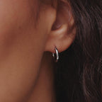 Silver Everyday Mini Hoop