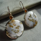 Celestial Jade Dangle Earrings