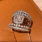 Timeless Zirconia Silver Ring