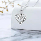 Pet Lover Heart & Bone Jewelry Set