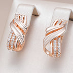 Sculpted Flow Accent Earrings