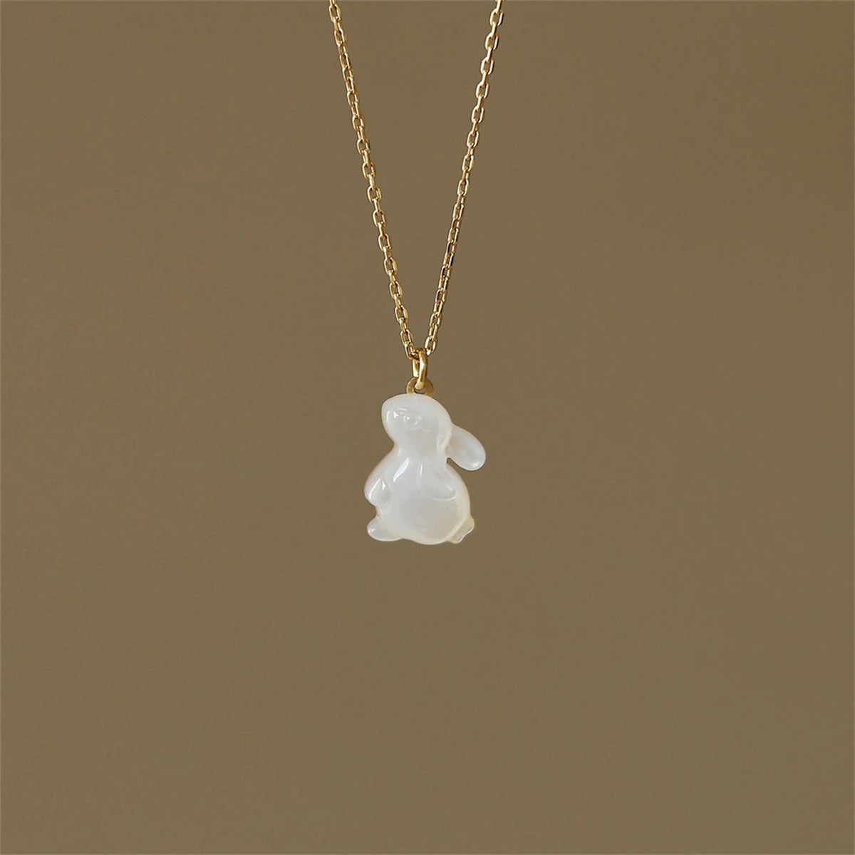 Artistic Rabbit Pendant Necklace