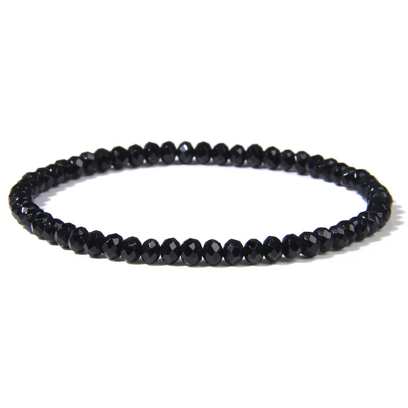 Faceted Jade Stone Bracelet