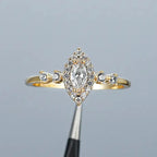 Exquisite Marquise Zirconia Ring
