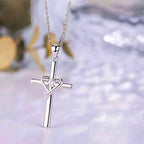 Radiant Delicate Cross Necklace