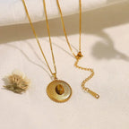 Luxurious Tiger Eye Retro Necklace
