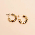 Everyday Rope Twist Hoops