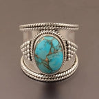 Retro Turquoise Style Ring