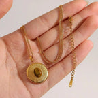 Luxurious Tiger Eye Retro Necklace