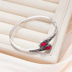 Vintage Bracelet with Colorful Gems & Tribal Design
