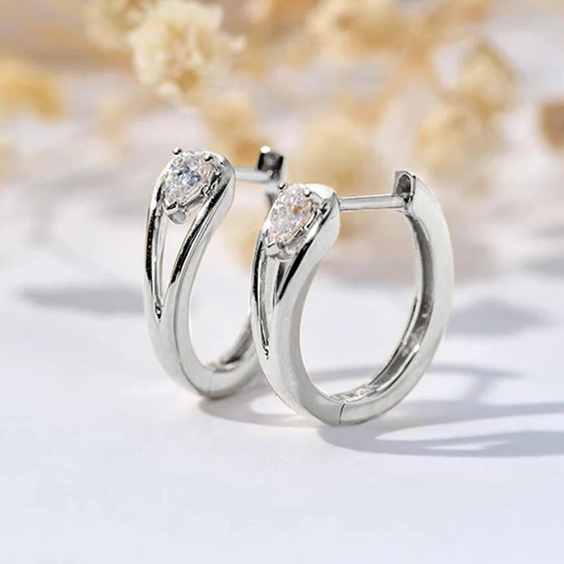 Lustrous Statement Women Hoop Earrings