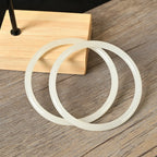 Polished Glass Jingle Bangles