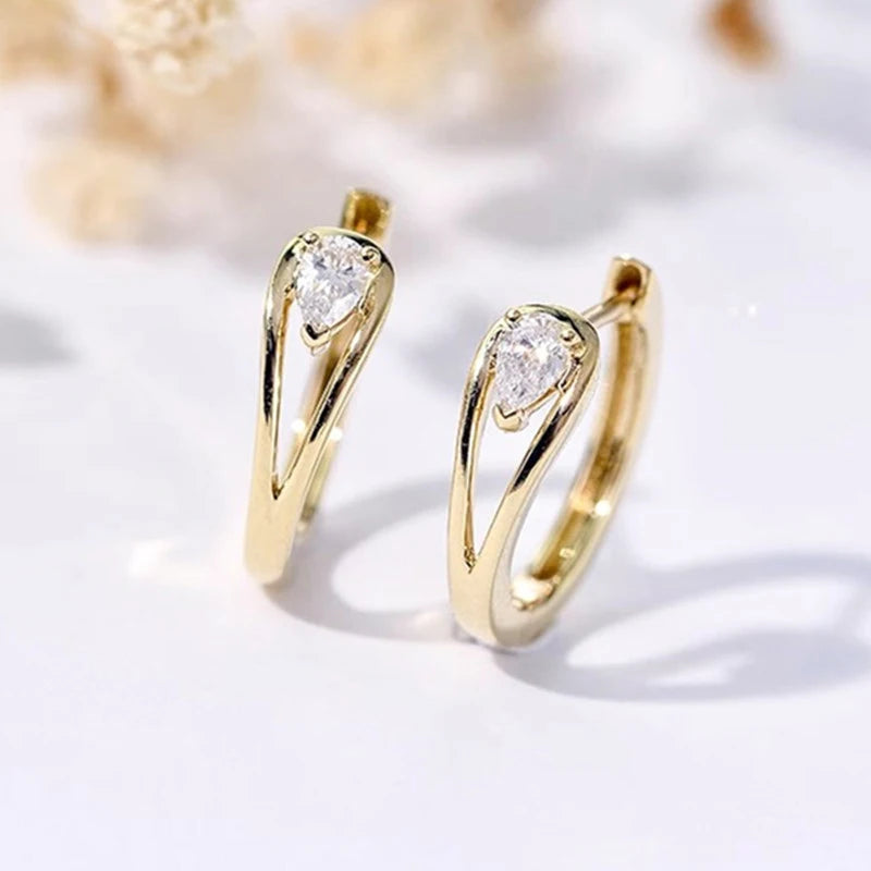 Lustrous Statement Women Hoop Earrings