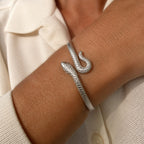 Snake Shaped Cuff Bracelet