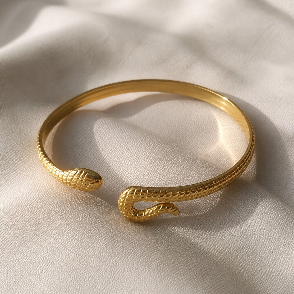 Snake Shaped Cuff Bracelet
