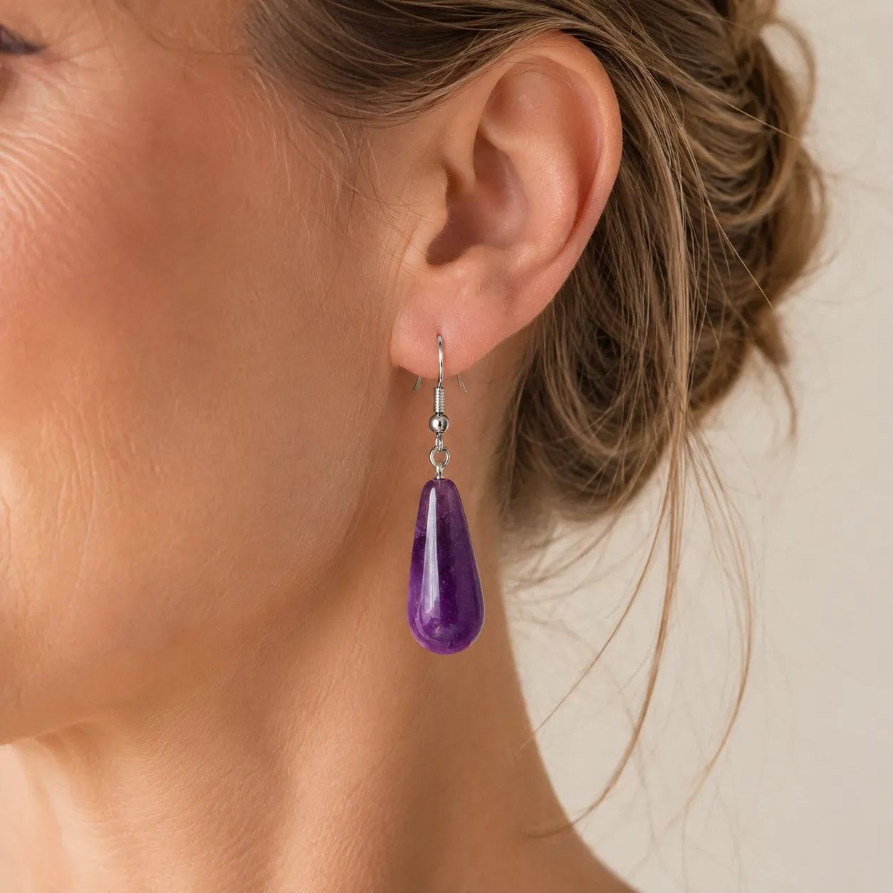 Teardrop Hook Drop Earrings