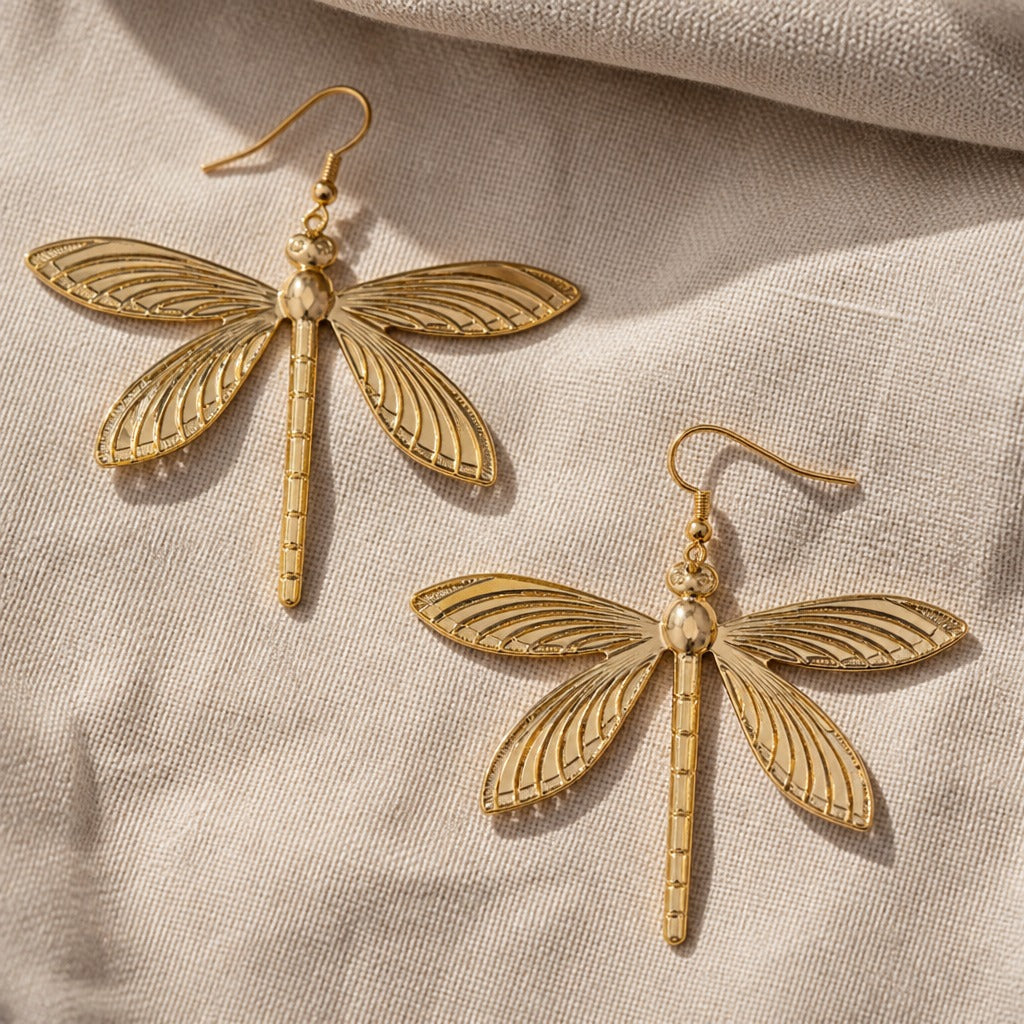 Timeless Dragonfly Dangle Earrings