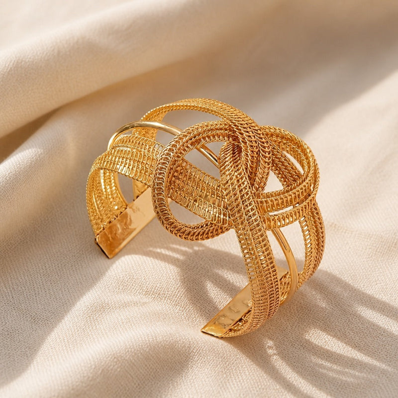 Timeless Geometric Cuff Bracelet