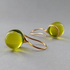 Timeless Green Drop Earrings