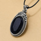 Couture Black Stone Necklace