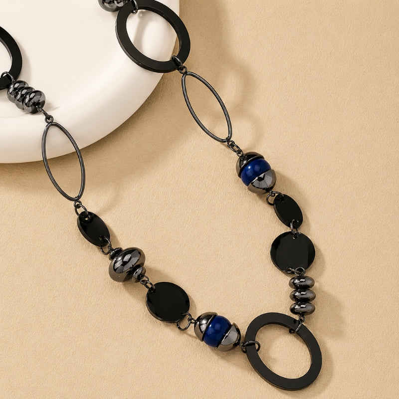 Timeless Black Pendant Necklace