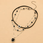 Radiant Layered Heart Necklace