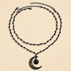 Iconic Black Moon Necklace
