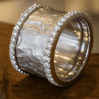 Vintage Silvered Zicornia Ring