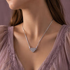 Modern Layered Heart Pendant