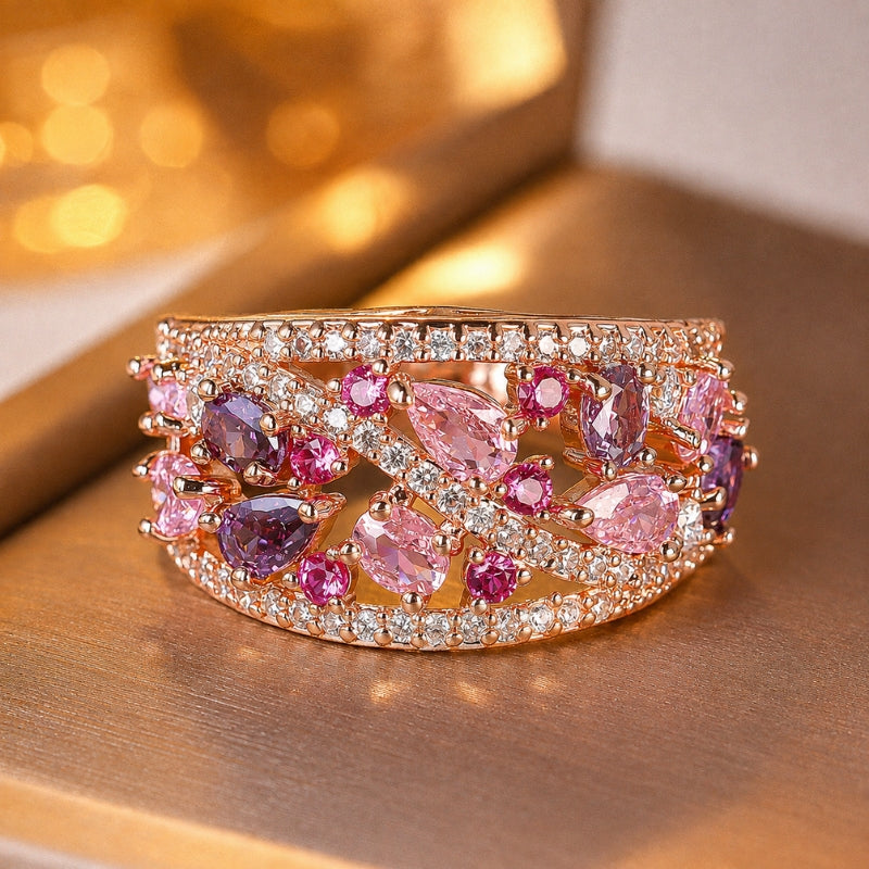 Marquise Cluster Statement Ring