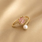 Exquisite Tulip Bud Gold Ring