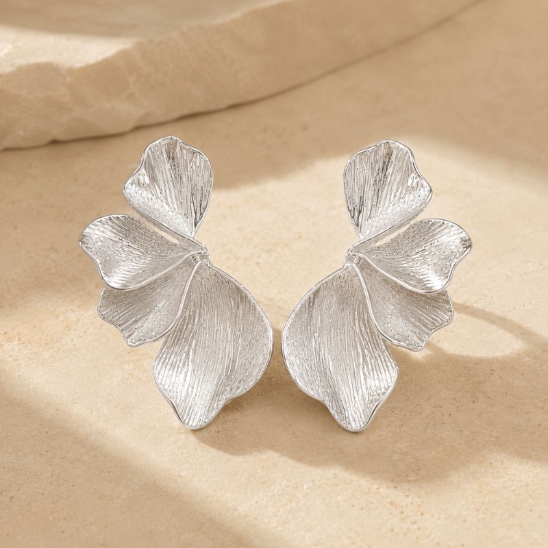 Opulent Floral Stud Earrings