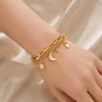 Luxe Star Moon Bracelet