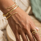 Exquisite Snake Bracelet and Ring Set