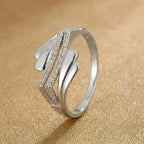Prestigious Geometric Cross Ring