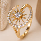 Timeless Moon Sun Ring