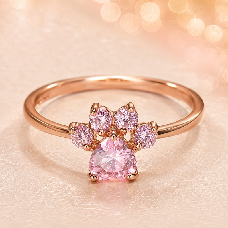 Regal Promise Paw Ring