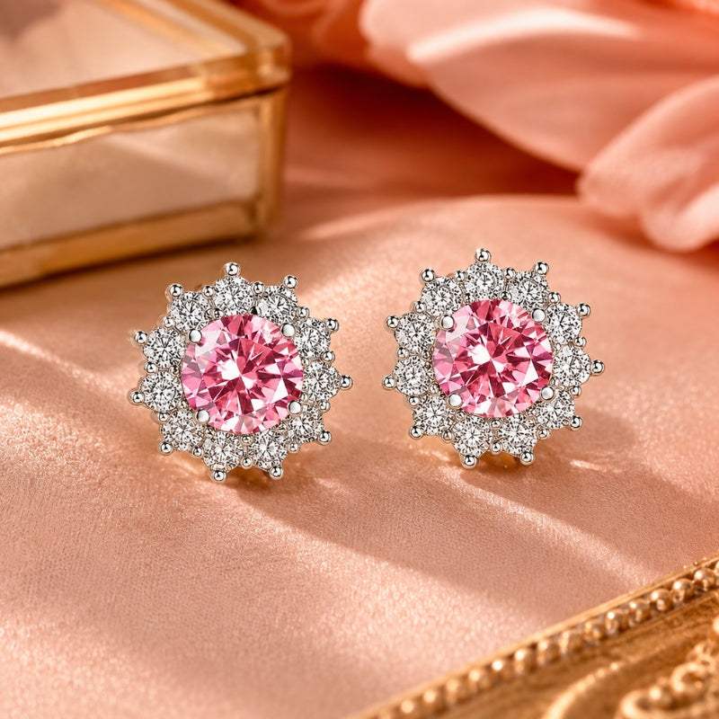 Timeless Halo Stud Earrings