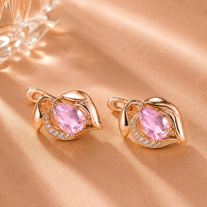 Exquisite Waterdrop Stone Earrings