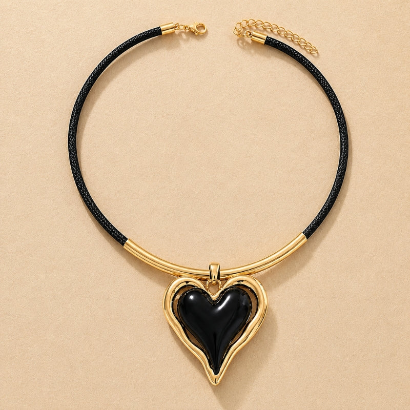 Majestic Heart Charm Necklace