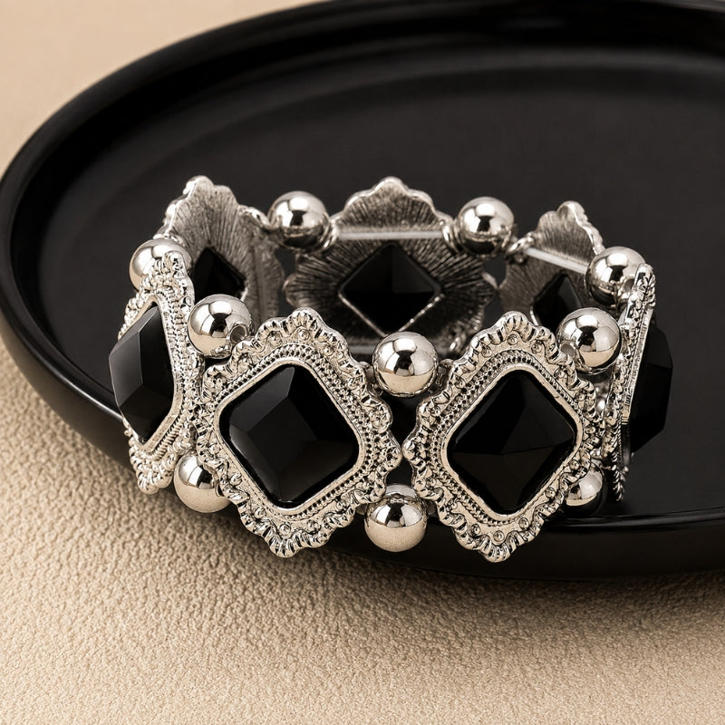 Elite Crystal Charm Bracelet